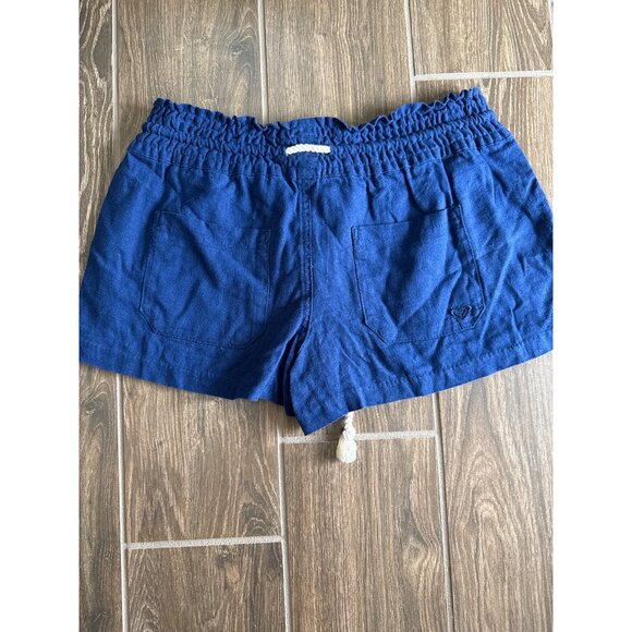 Roxy Oceanside Short Navy Blue NEW size SMALL drawstring waist - Picture 5 of 5